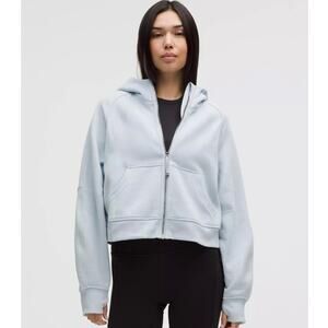 Lululemon Athletica Scuba Oversized Full Zip Hoodie XS/S Powder Light Blue